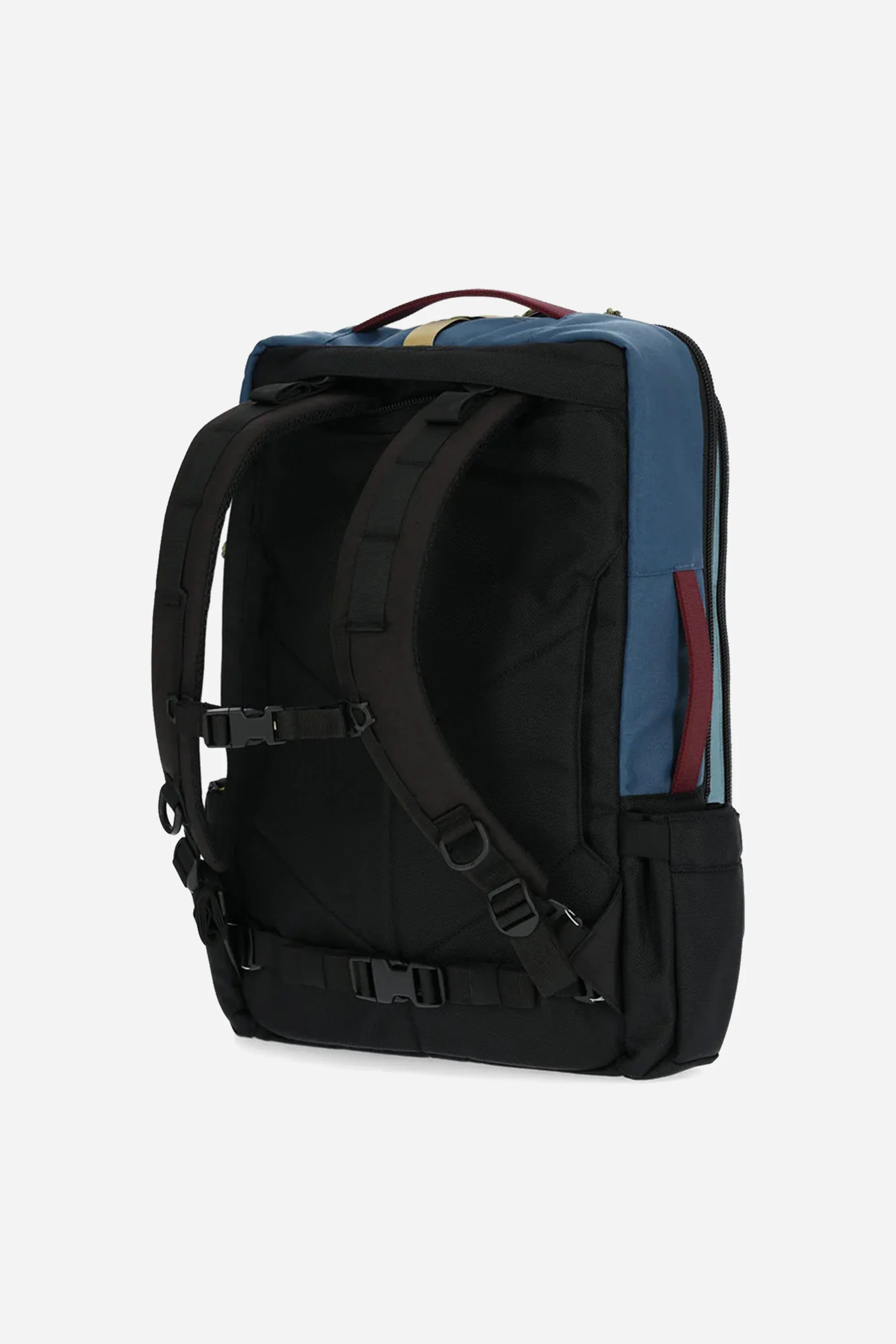 Global Travel Bag 30L Dark Denim/Burgundy - Image 3