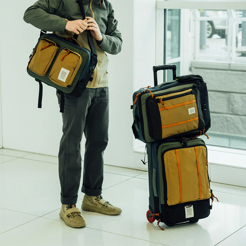 Global Travel Bag 30L Caribbean/Dark Khaki - Image 14