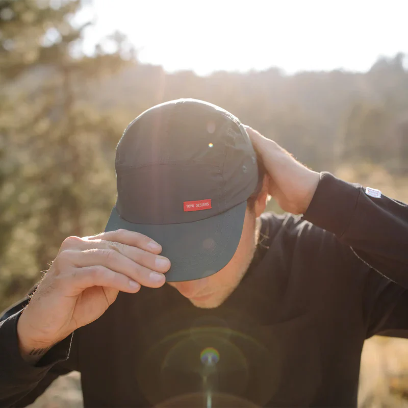 Nylon Camp Hat  Black - Image 6
