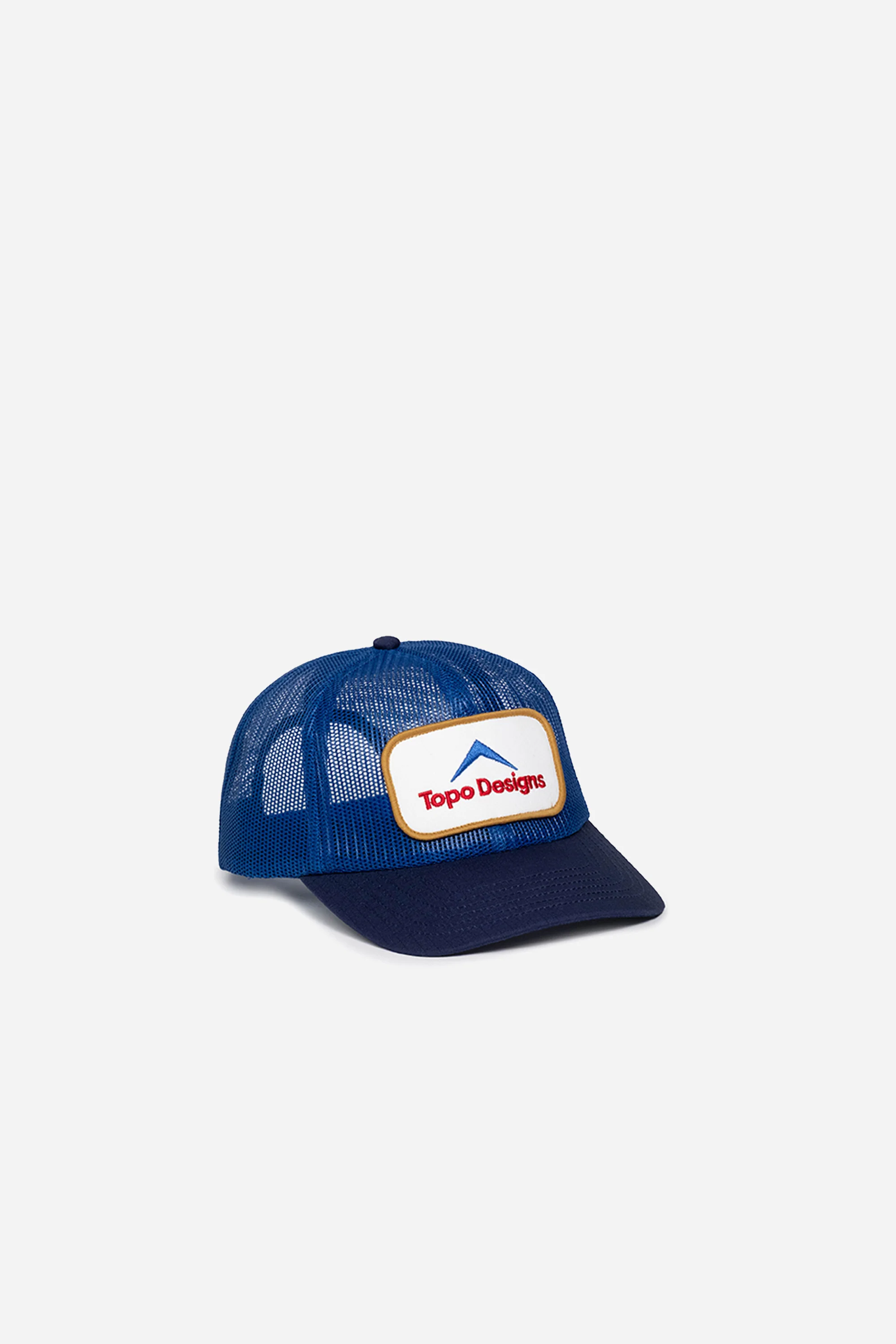Patch Mesh Trucker Retro Icon Forest Blue