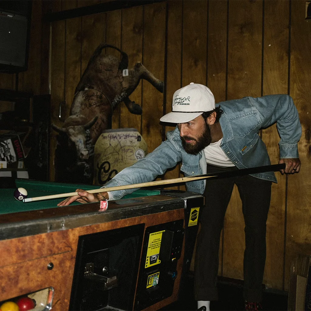Corduroy Trucker Hat Topo Script Bone White - Image 2
