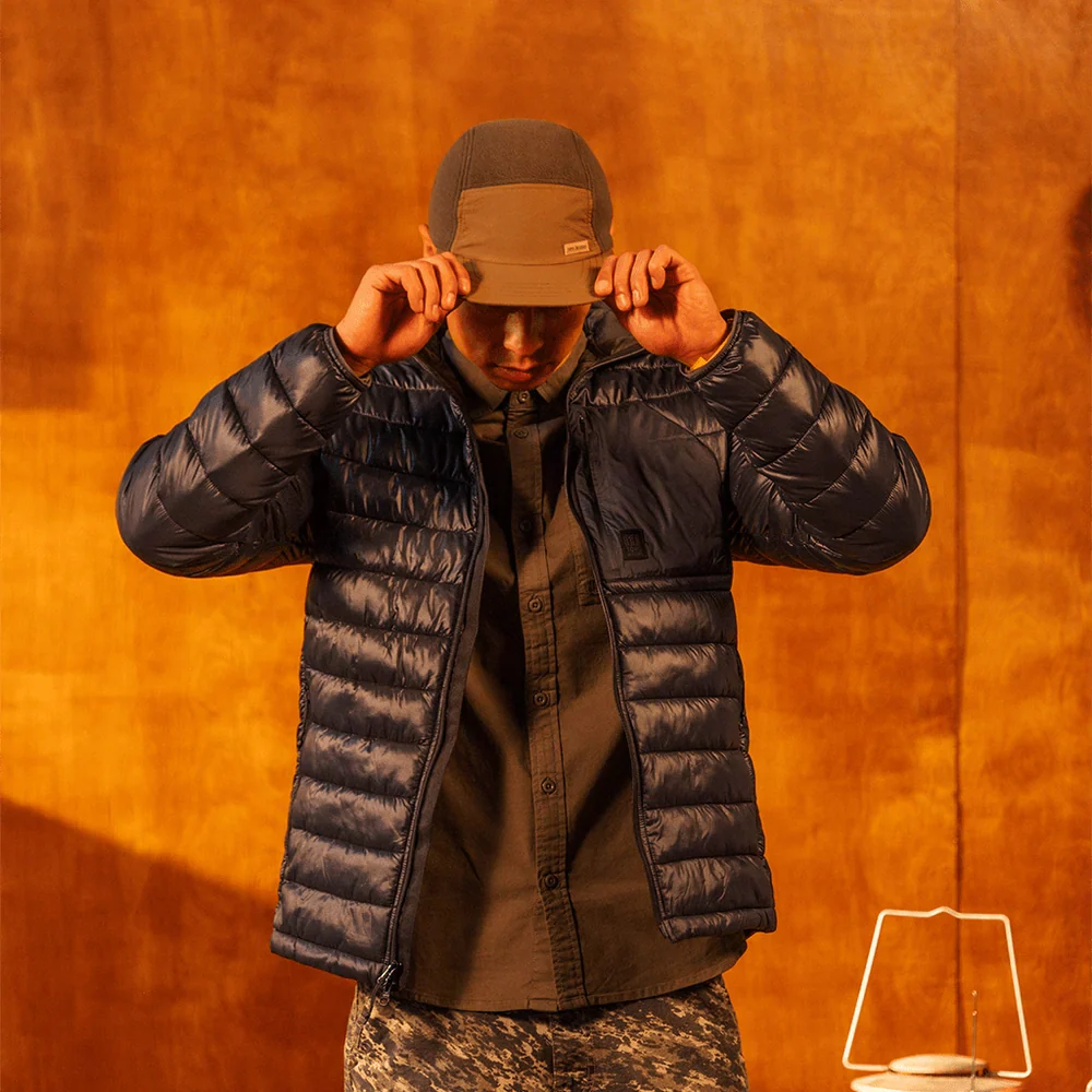 Full Dome Fleece Cap Beetle/Dark Khaki - Image 2